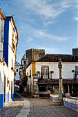 Rua Direita, 'Pelourinho', Obidos Portugal. 